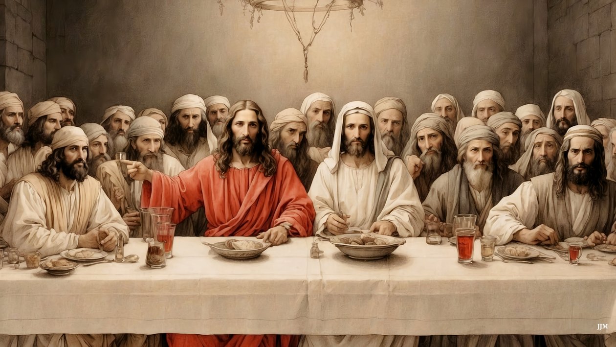 Jesus_a última ceia_03 de Josef Johann Michel