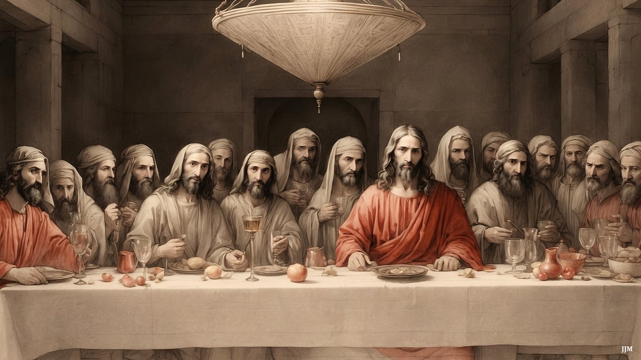 Jesus_a última ceia_04 de Josef Johann Michel