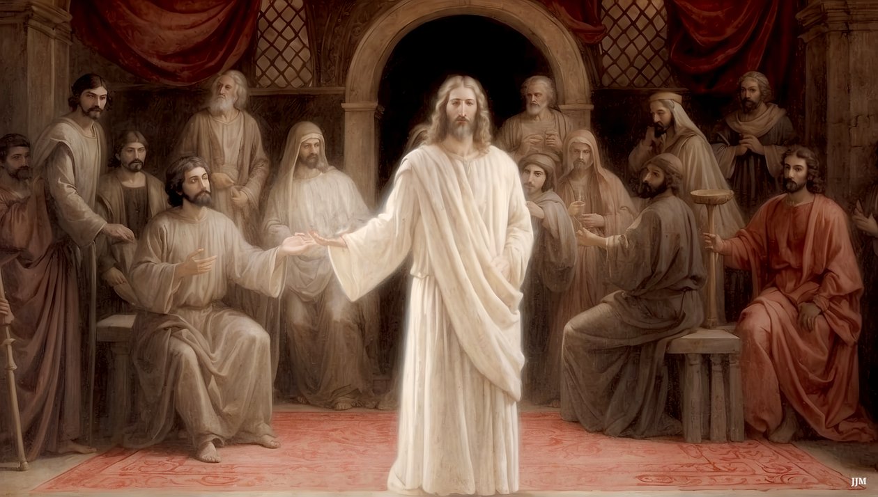 Jesus_aparece aos discípulos_01 de Josef Johann Michel