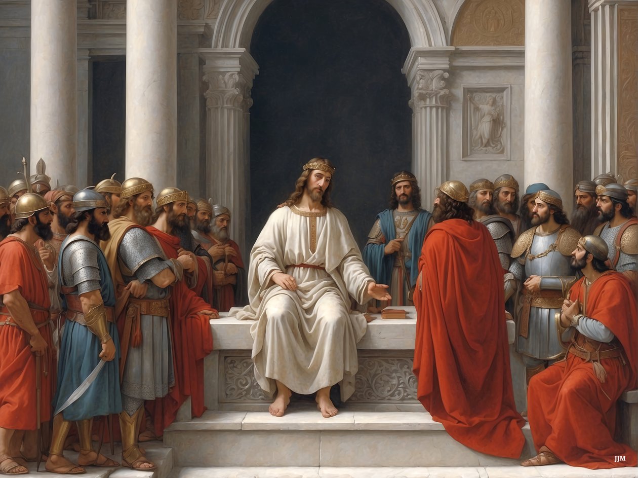 Jesus_ensina no templo _02 de Josef Johann Michel