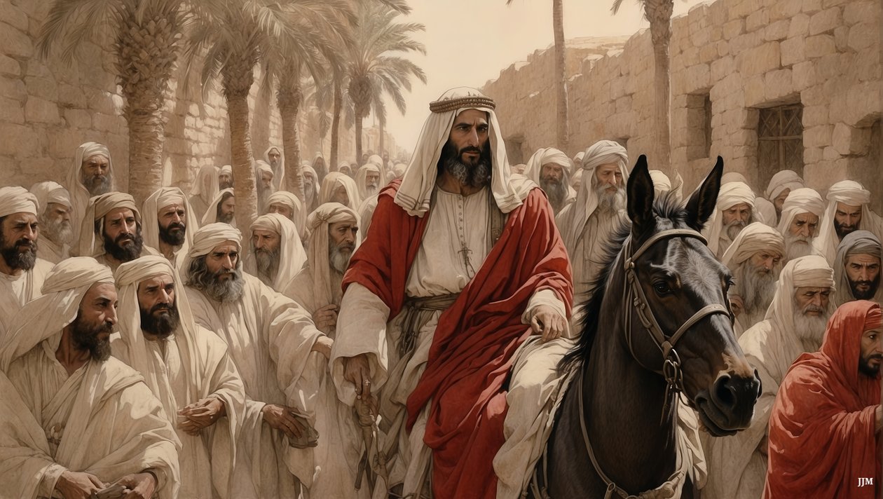 Jesus_entra_em_Jerusalém_02 de Josef Johann Michel