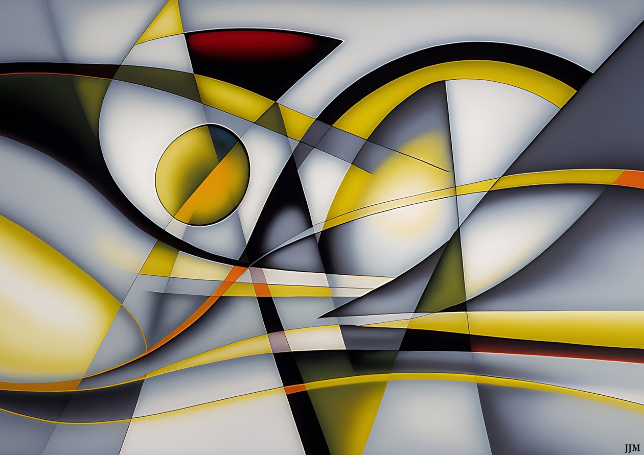 resumo: silver-yellow_curve 1 de Josef Johann Michel