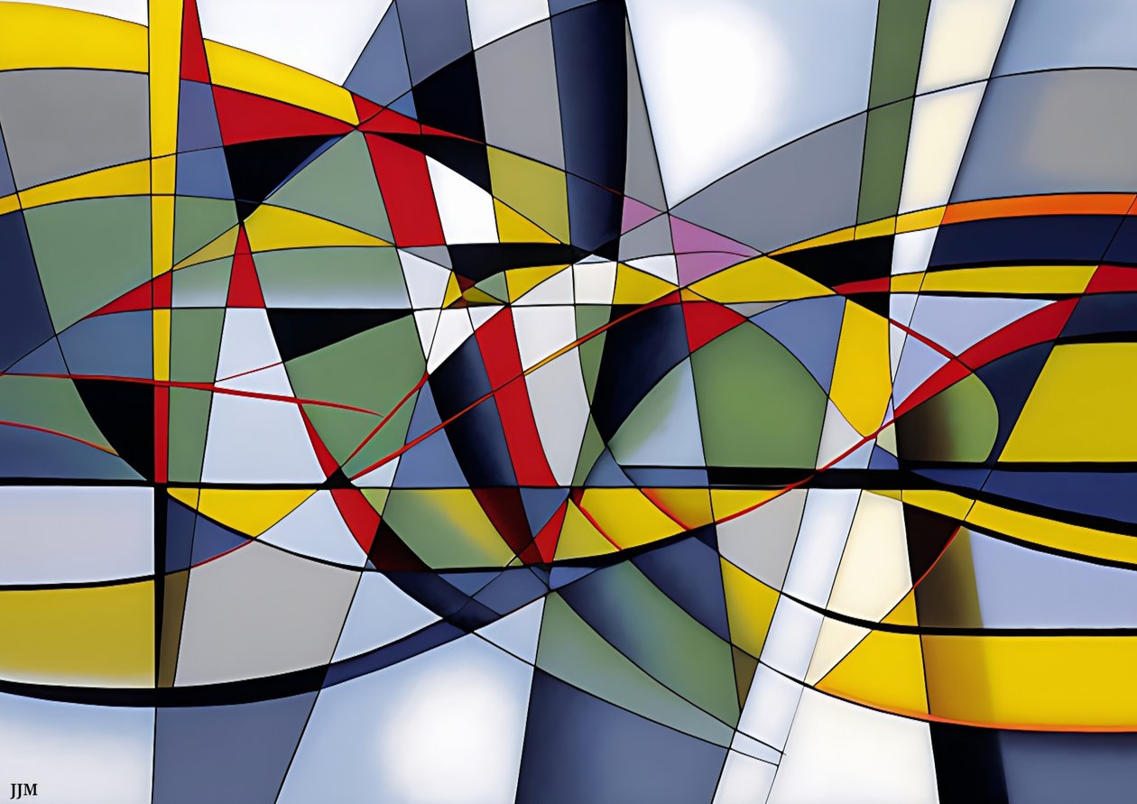 resumo: silver-yellow_curve 2 de Josef Johann Michel