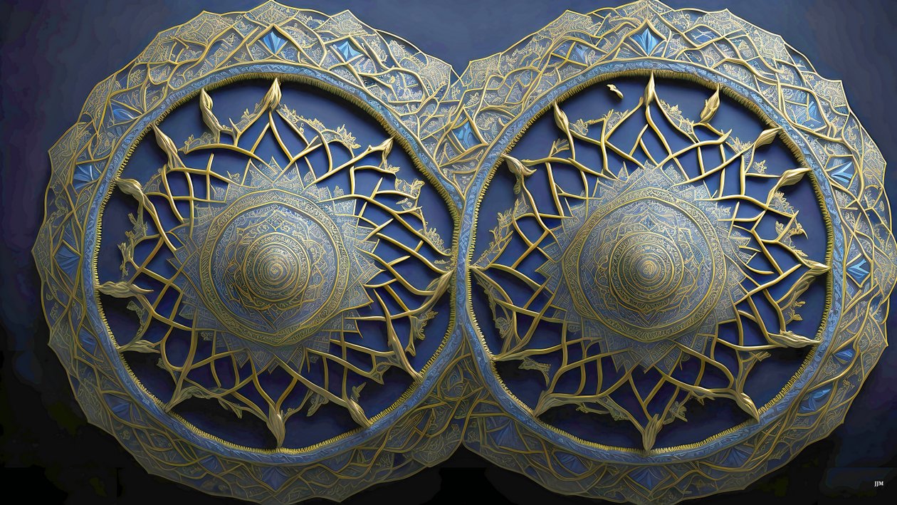 mandala: Elementos egípcios_01 de Josef Johann Michel