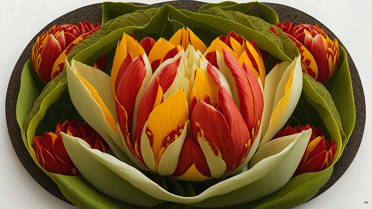 mandala: tulipas elementos_01 de Josef Johann Michel