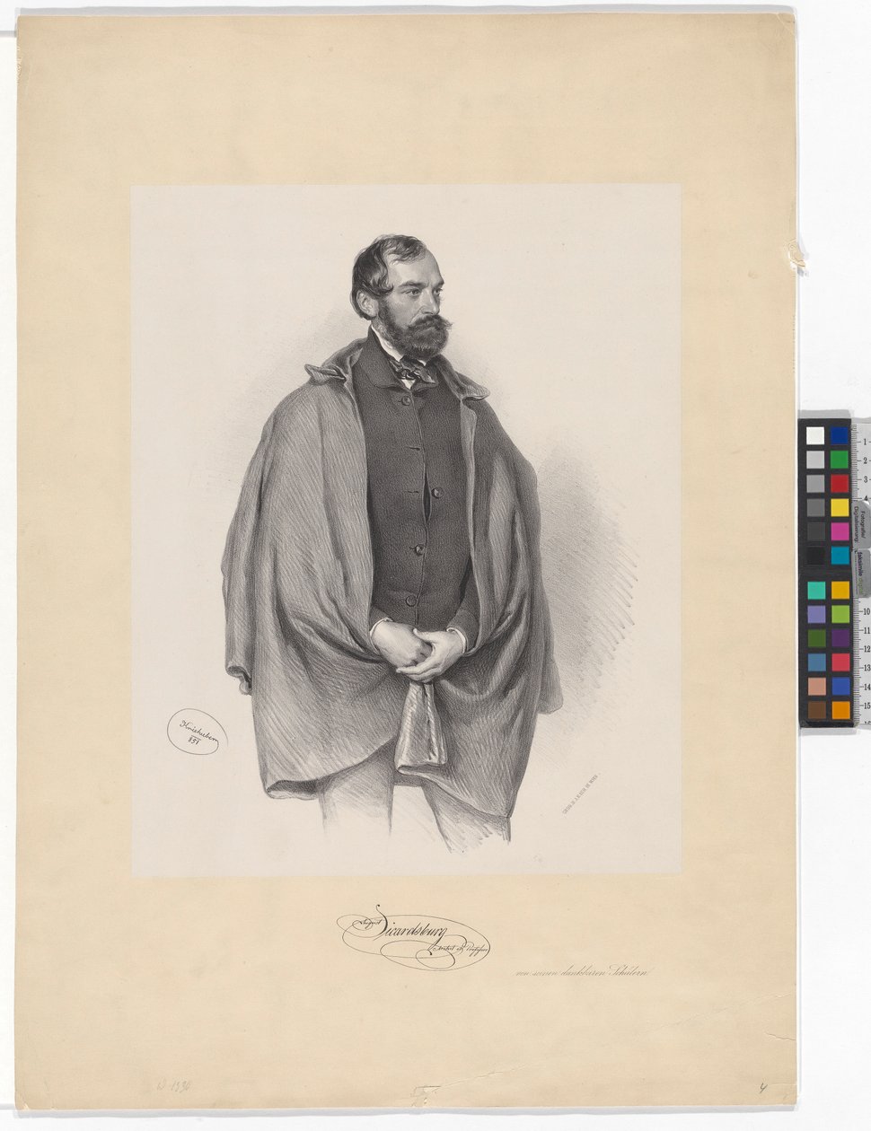 August Sicard von Sicardsburg de Josef Kriehuber