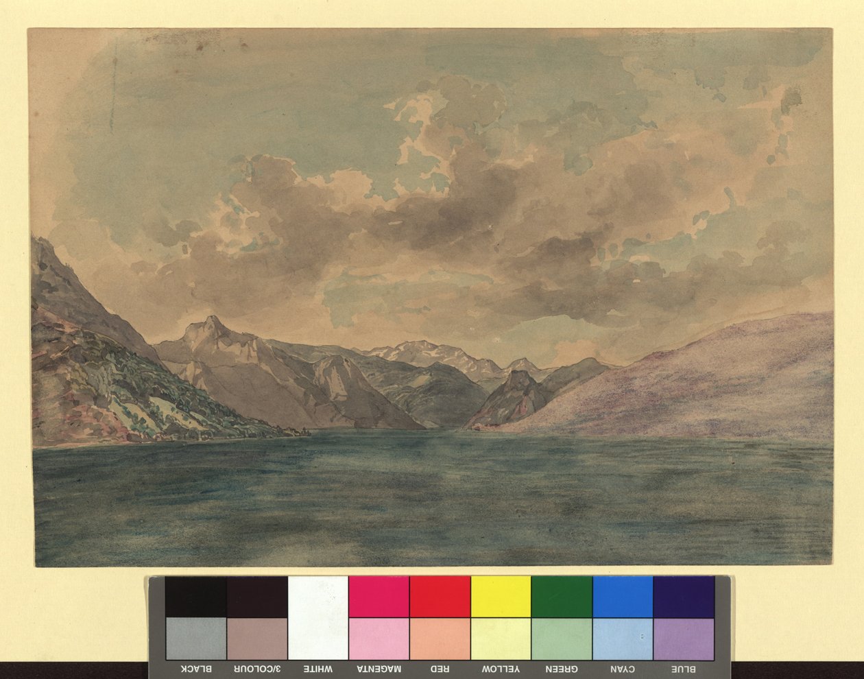O lago Traun de Josef Kriehuber