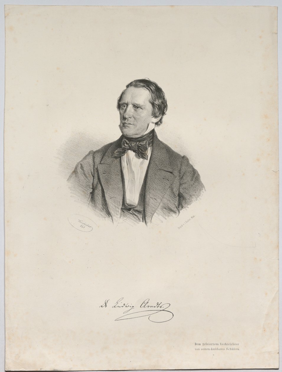 Dr. Ludwig Arndt de Josef Kriehuber