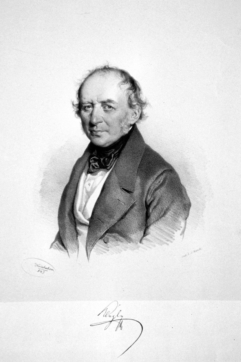 Litografia de Franz Joachim Kleyle de Josef Kriehuber