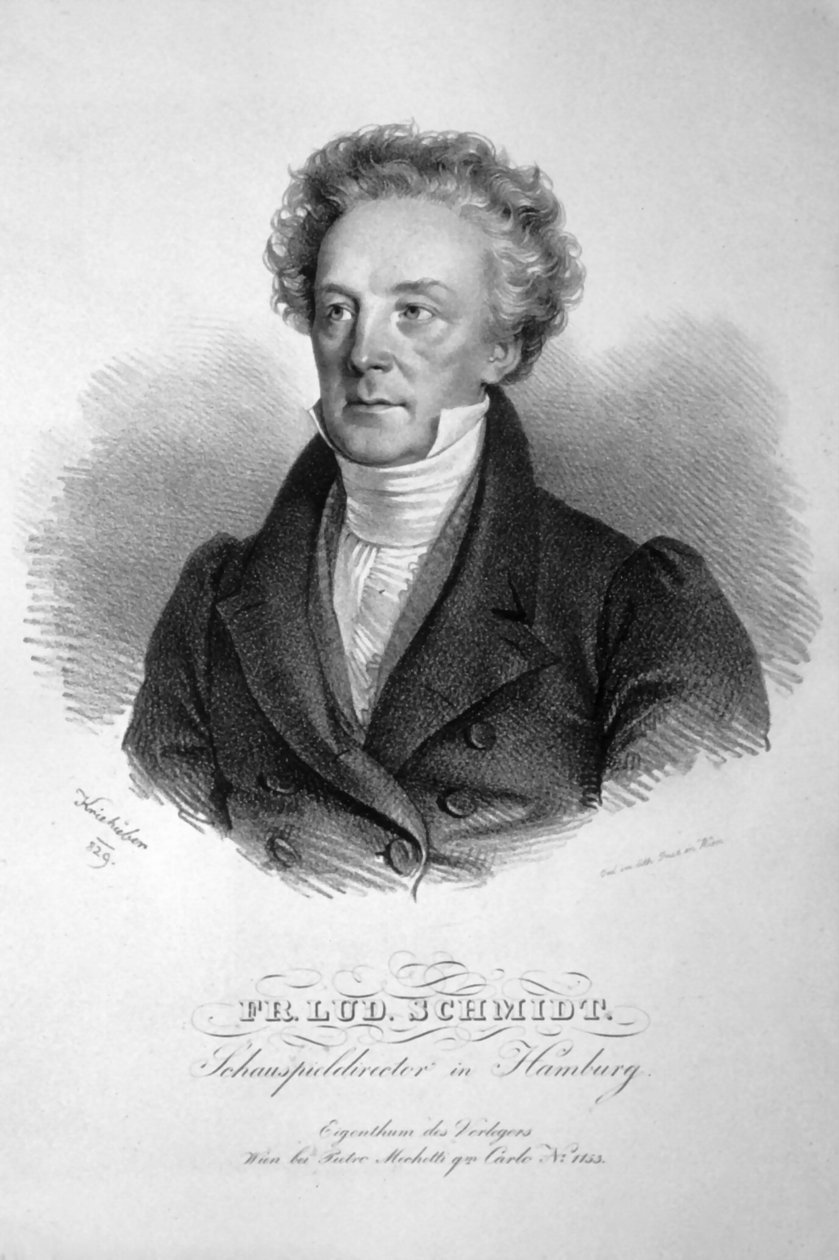 Litografia de Franz Ludwig Schmidt de Josef Kriehuber