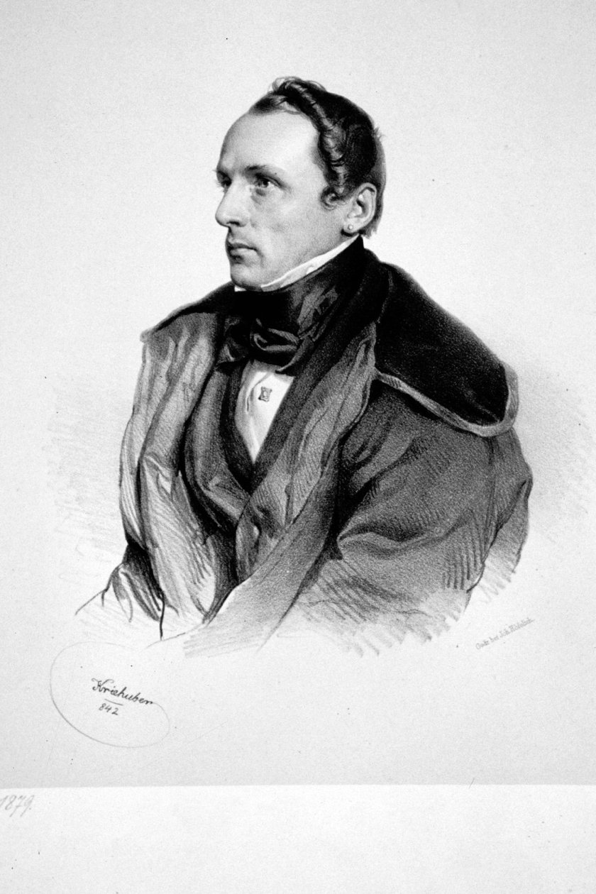 Litografia de Franz Rambach de Josef Kriehuber