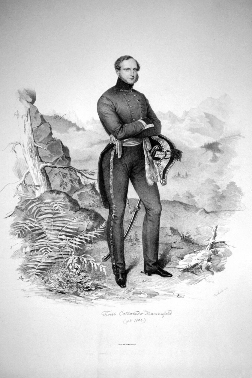 Franz de Paula Colloredo-Mansfeld Litho 2 de Josef Kriehuber