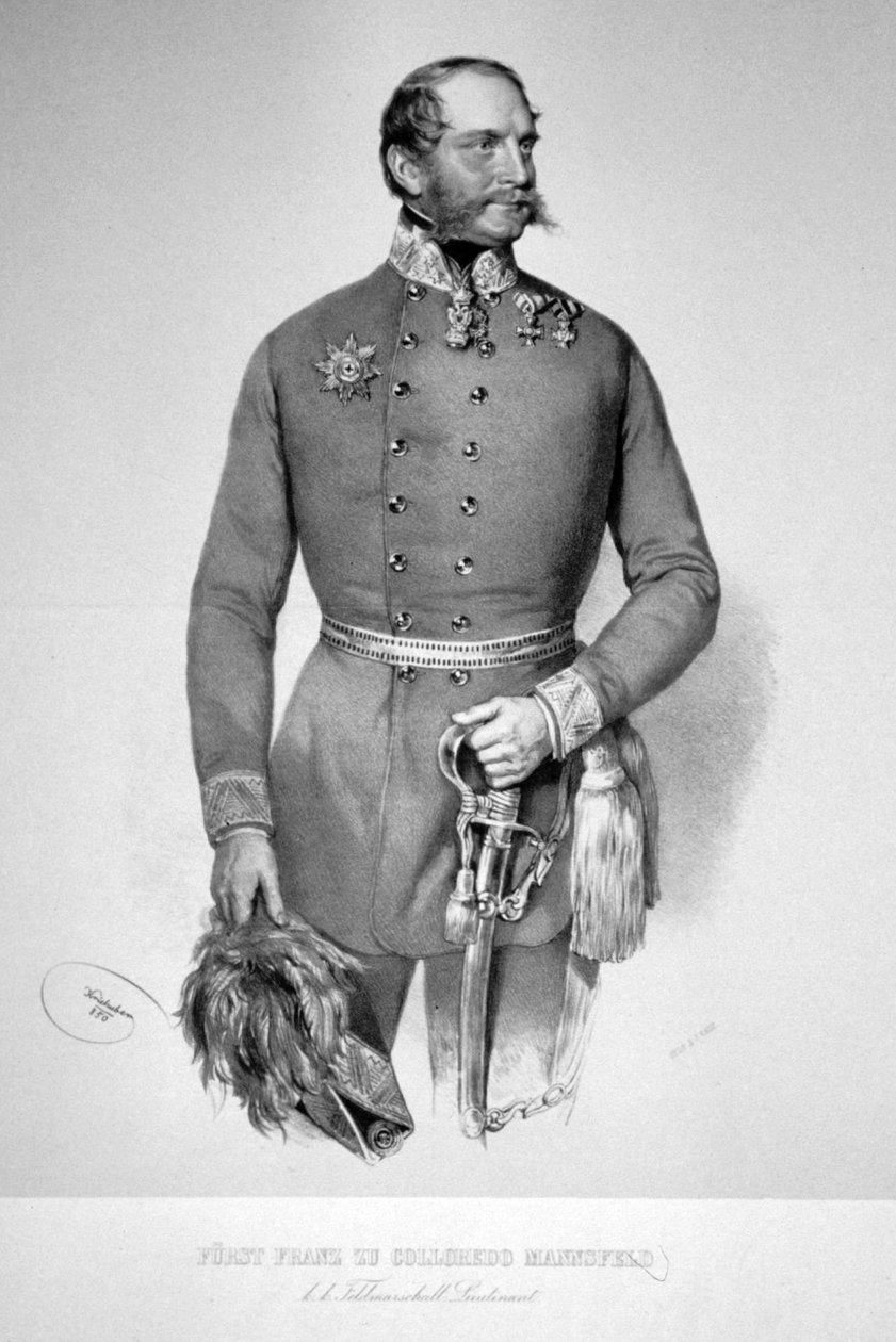 Franz de Paula Colloredo-Mansfeld Litho 3 de Josef Kriehuber