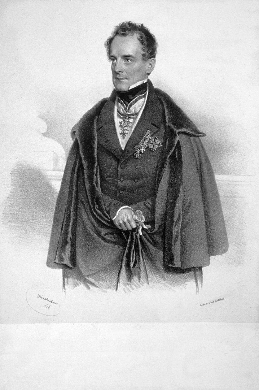 Franz von Löhr Litho de Josef Kriehuber