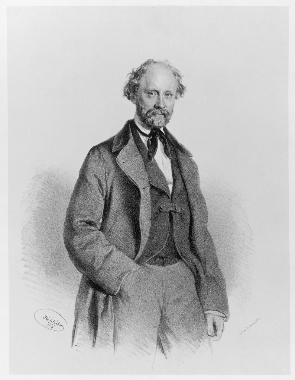 Friedrich Hebbel de Josef Kriehuber