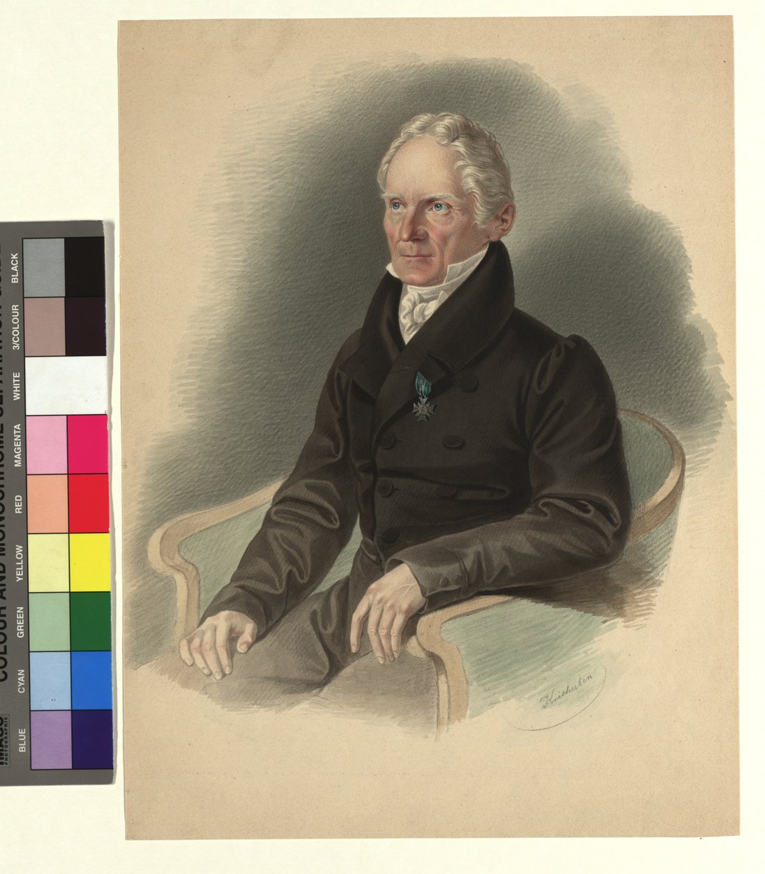 Friedrich Mohs, mineralogista de Josef Kriehuber