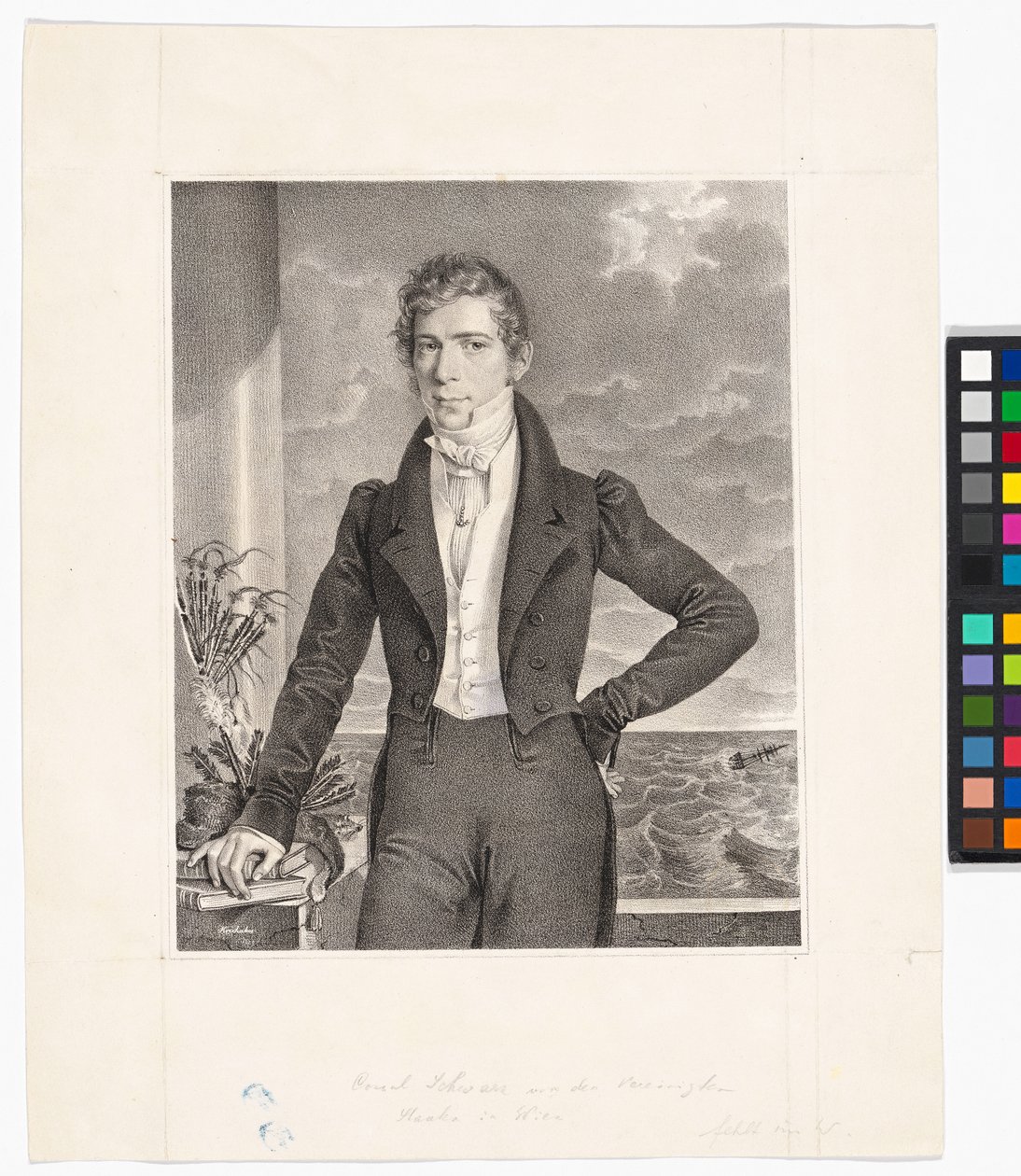 Johann Georg Schwarz (1800-1867, comerciante de produtos do tabaco) de Josef Kriehuber
