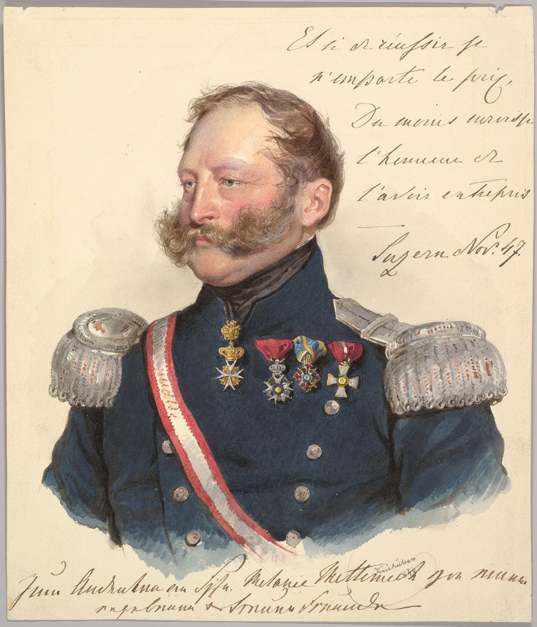 Príncipe Friedrich de Schwarzenberg de Josef Kriehuber
