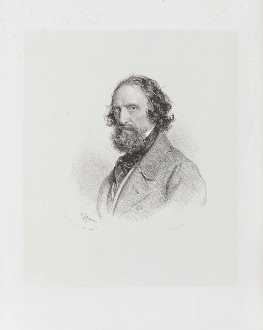 Autorretrato, 1860. de Josef Kriehuber