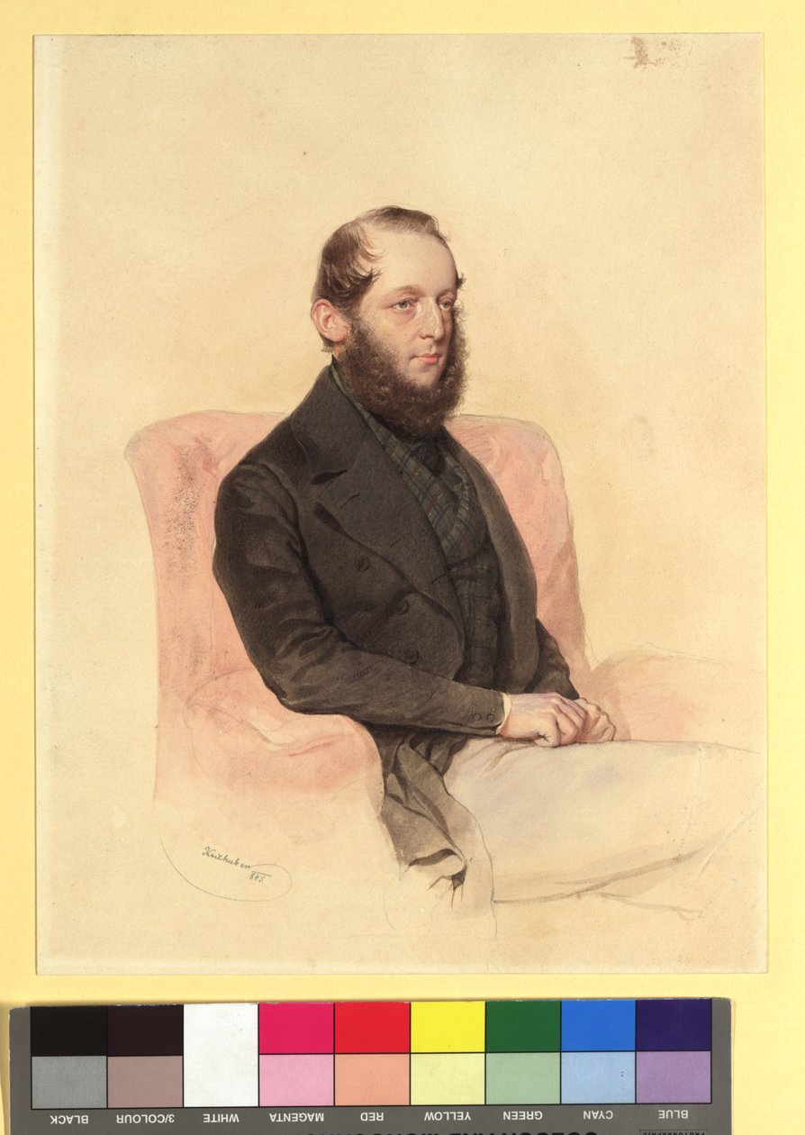 O conde Wilhelm Clemens Westphalen zu Fürstenberg (1818-1883) de Josef Kriehuber