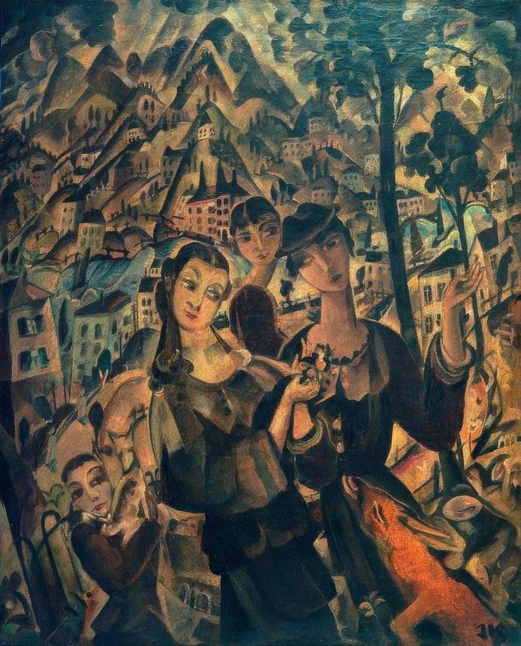 cidade e pessoas de Josef Kölschbach