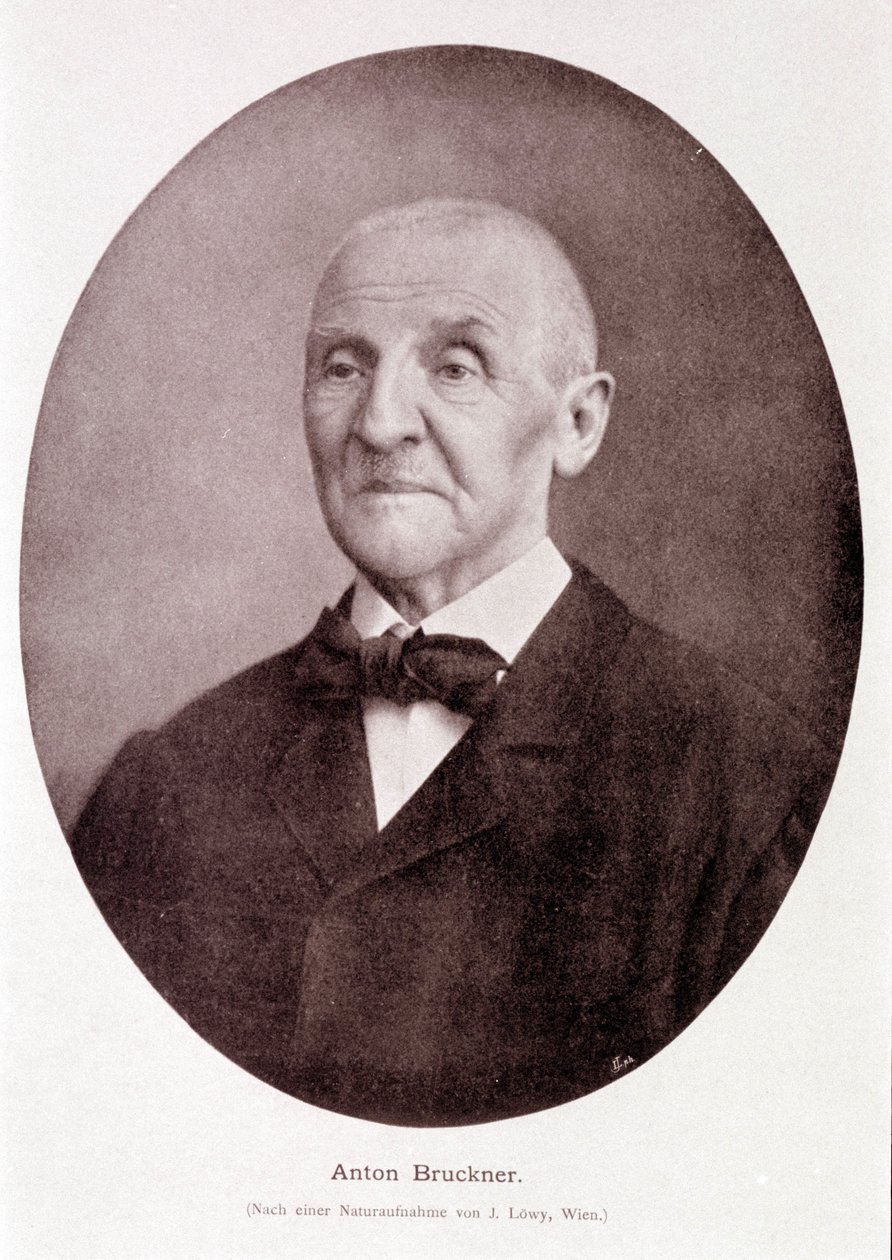 Compositor e organista austríaco Anton Bruckner (1824 - 1896). de Josef Löwy