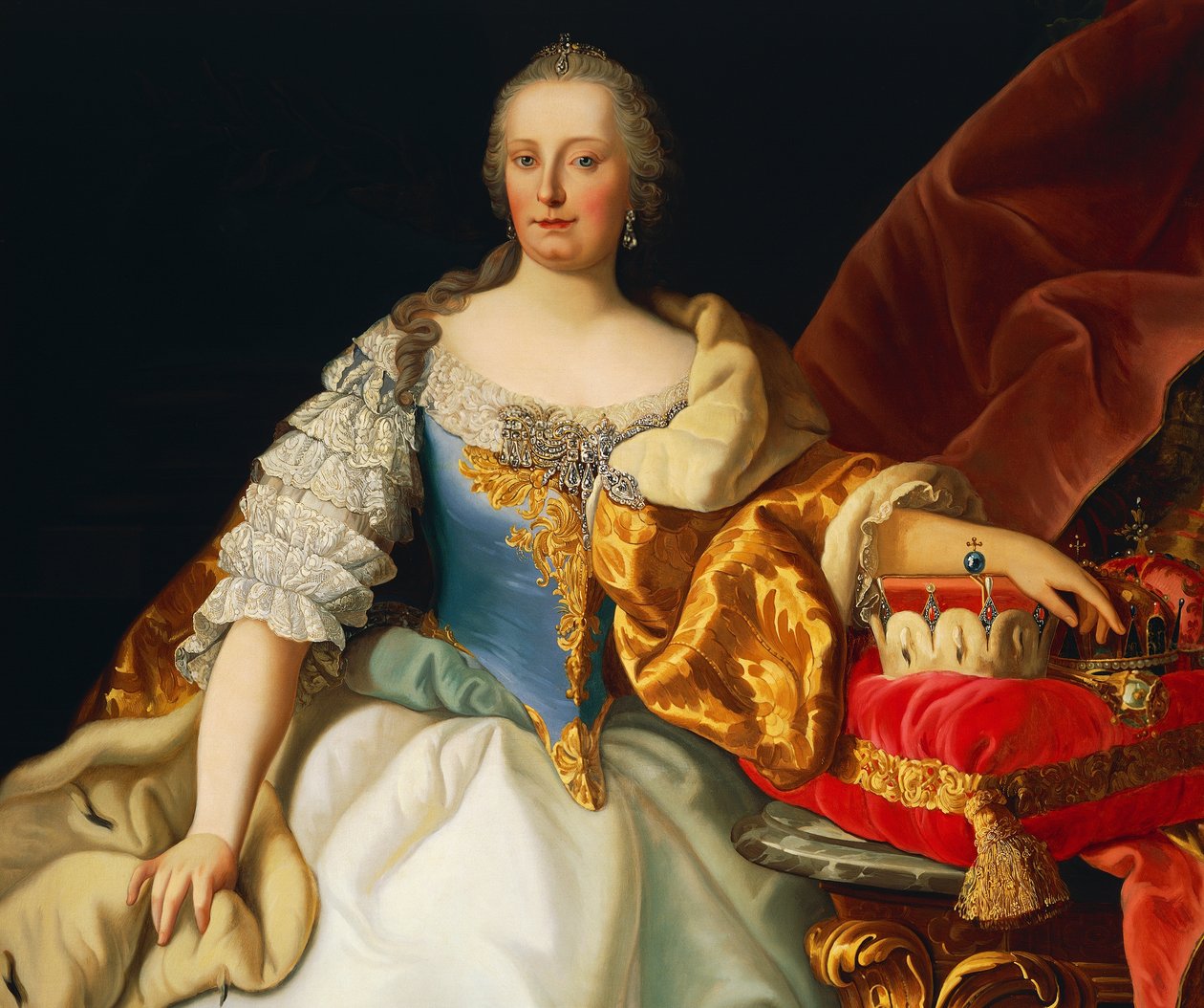 Retrato de Maria Teresa da Áustria (Viena de Josef and Mayrhofer Friedrich Kiss