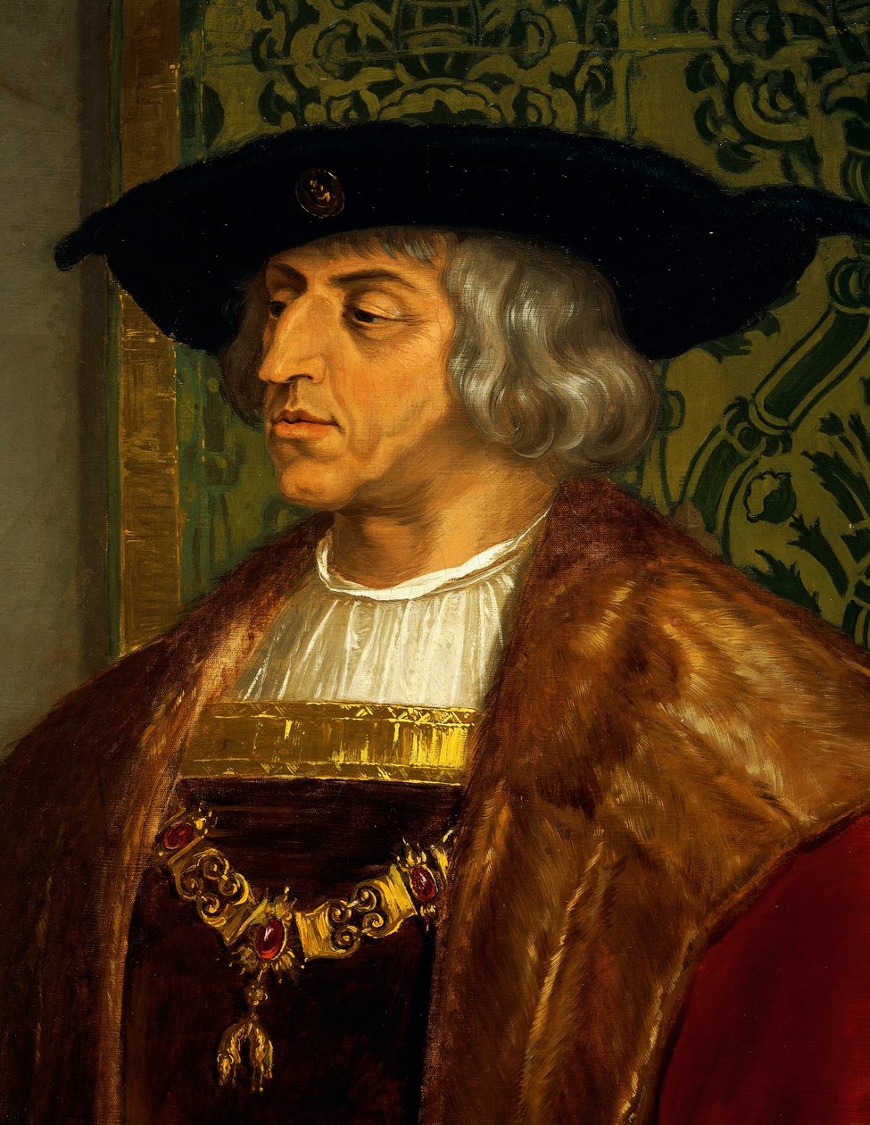 Retrato de Maximiliano I da Áustria (Wiener Neustadt de Josef and Mayrhofer Friedrich Kiss