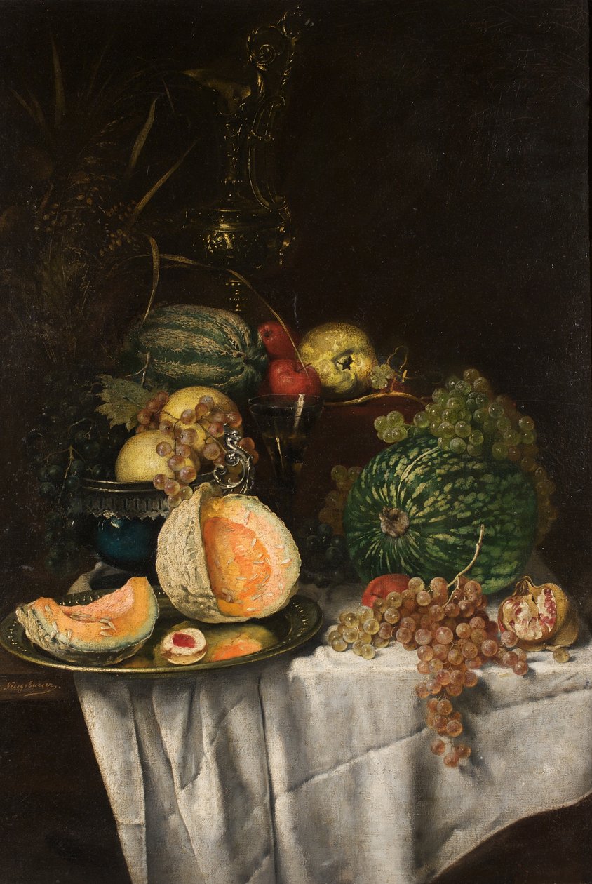 fruta ainda vida de Josef Neugebauer