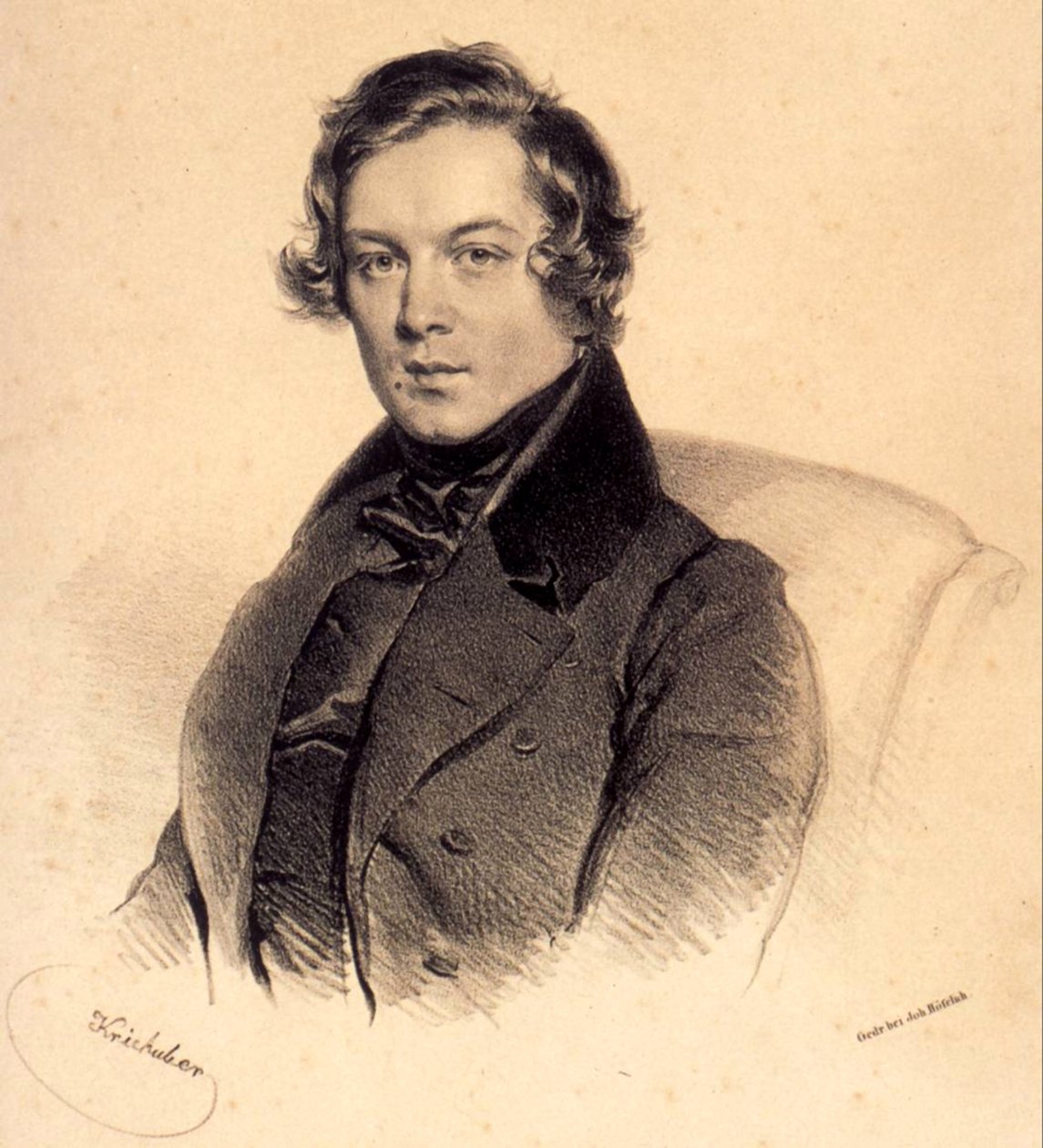 Robert Schumann 1810-1856, 1839 de Josef Nikolaus Kriehuber