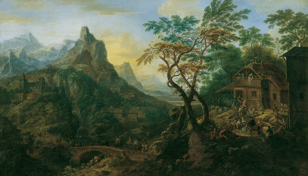 paisagem de montanha de Josef Orient