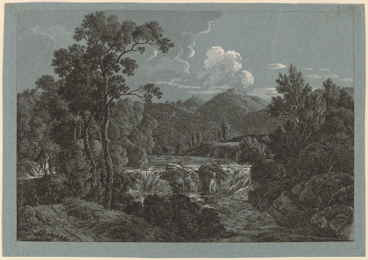 A cachoeira perto de Schladming no Steiermark de Josef Rebell