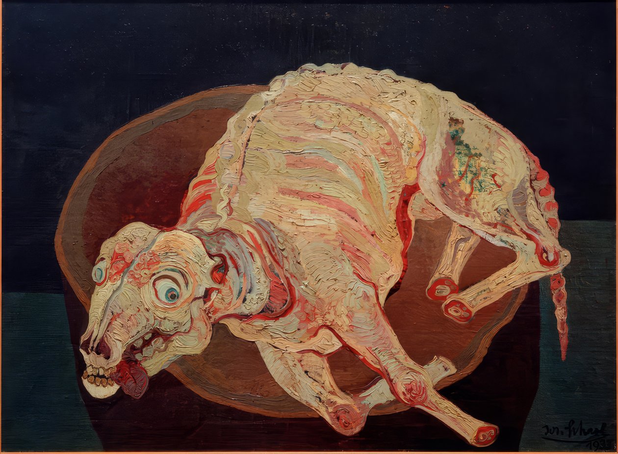 Carne de carneiro abatida de Josef Scharl