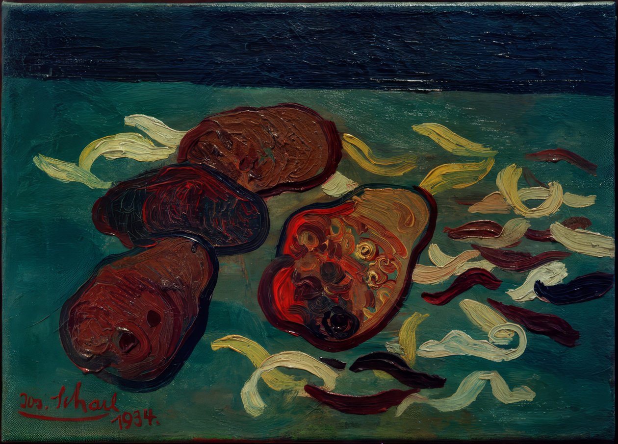 Natureza morta com batatas de Josef Scharl