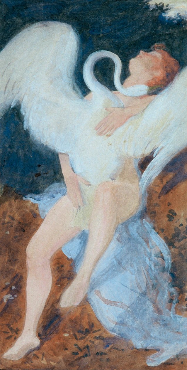 Leda com o cisne de Josef Wawra