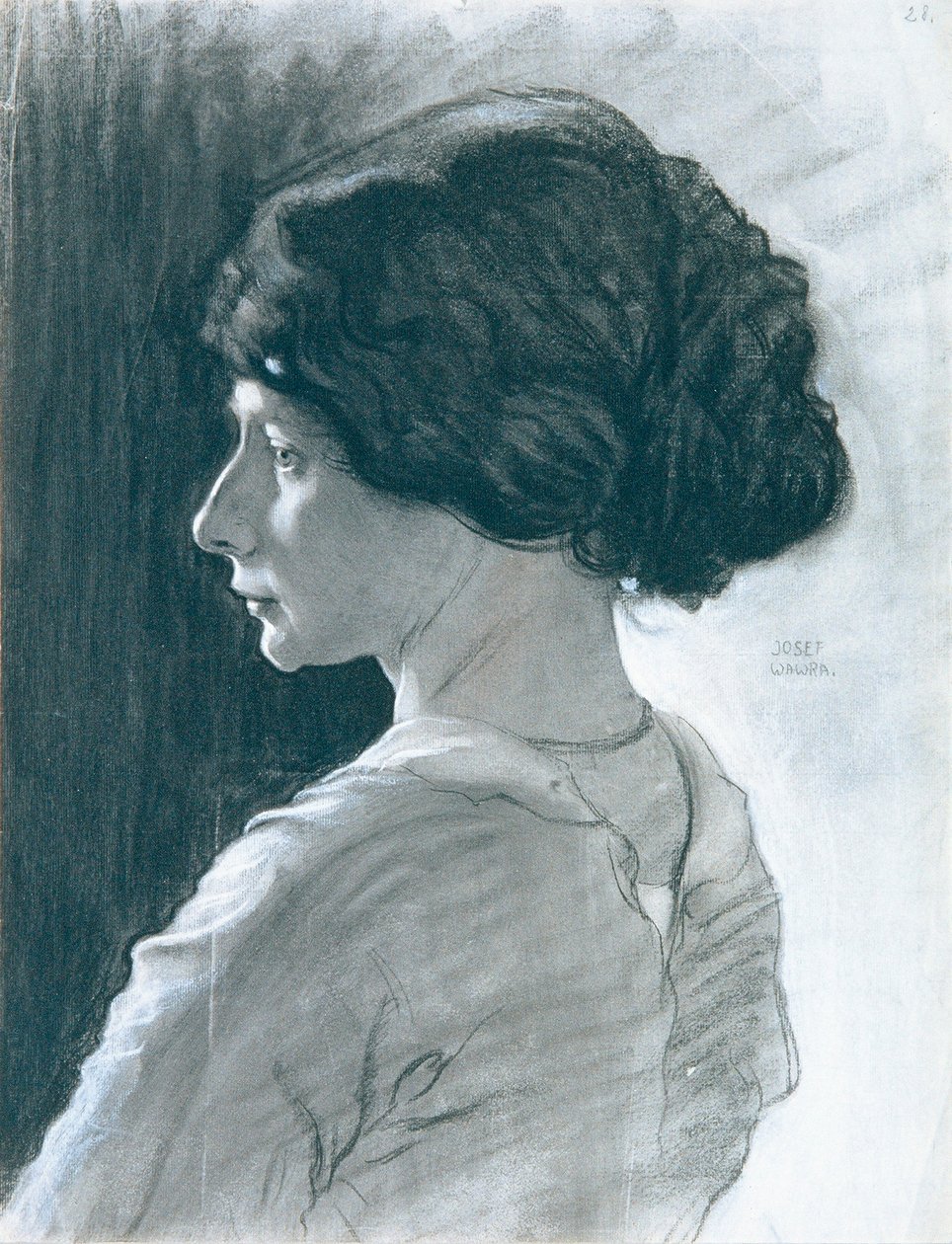 cabeça de menina de Josef Wawra