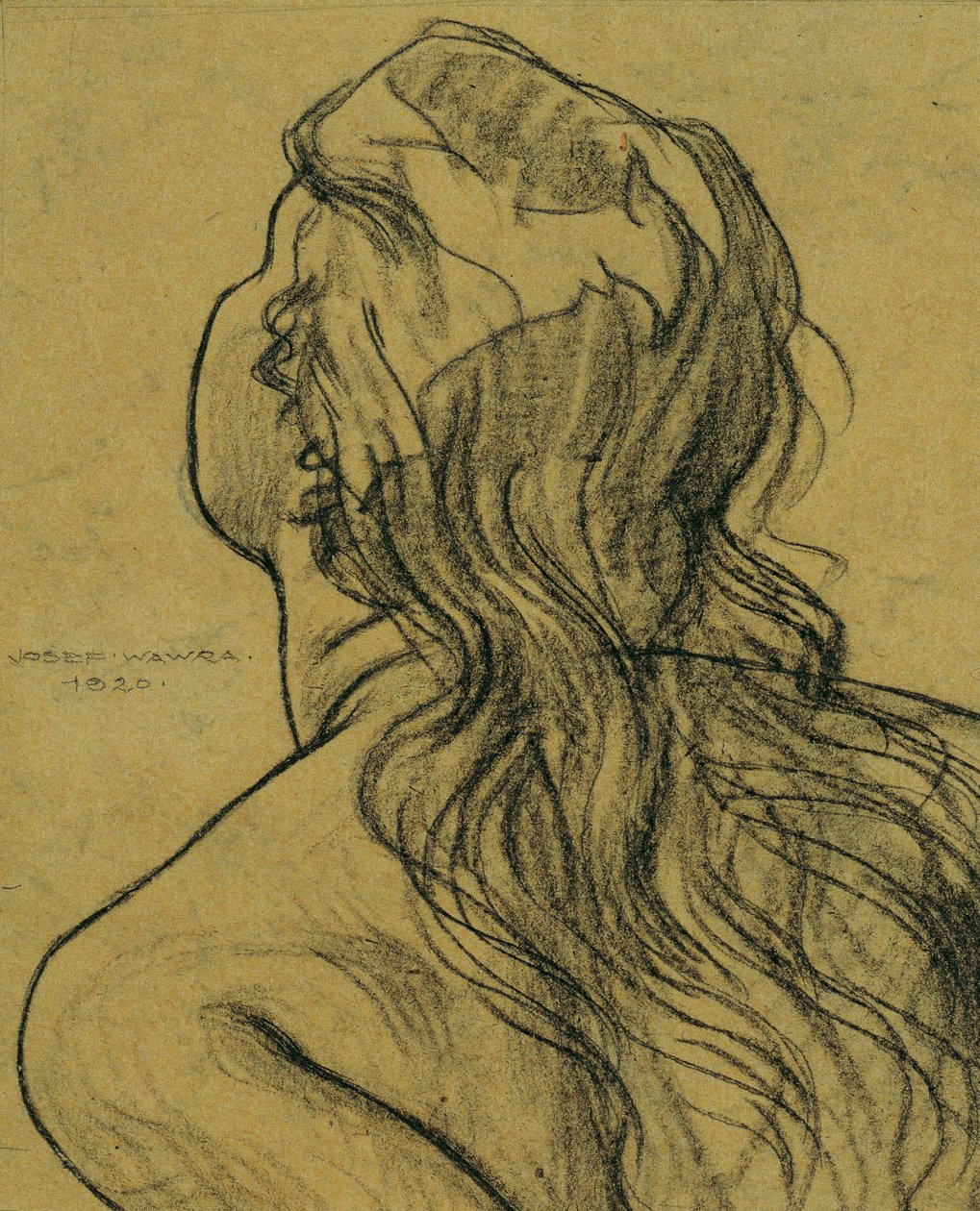 Cabeça de menina de Josef Wawra