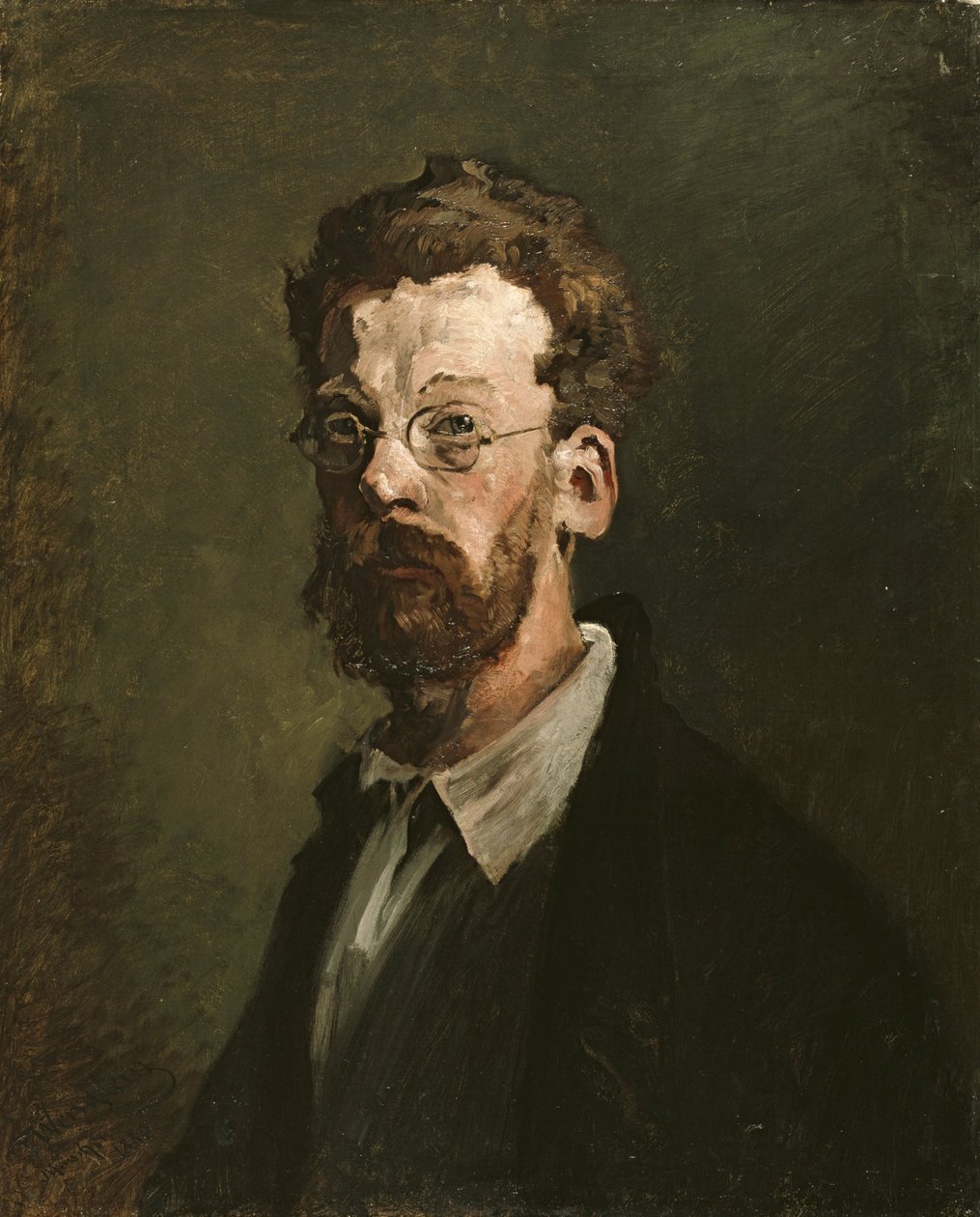 auto-retrato de Josef Wenglein
