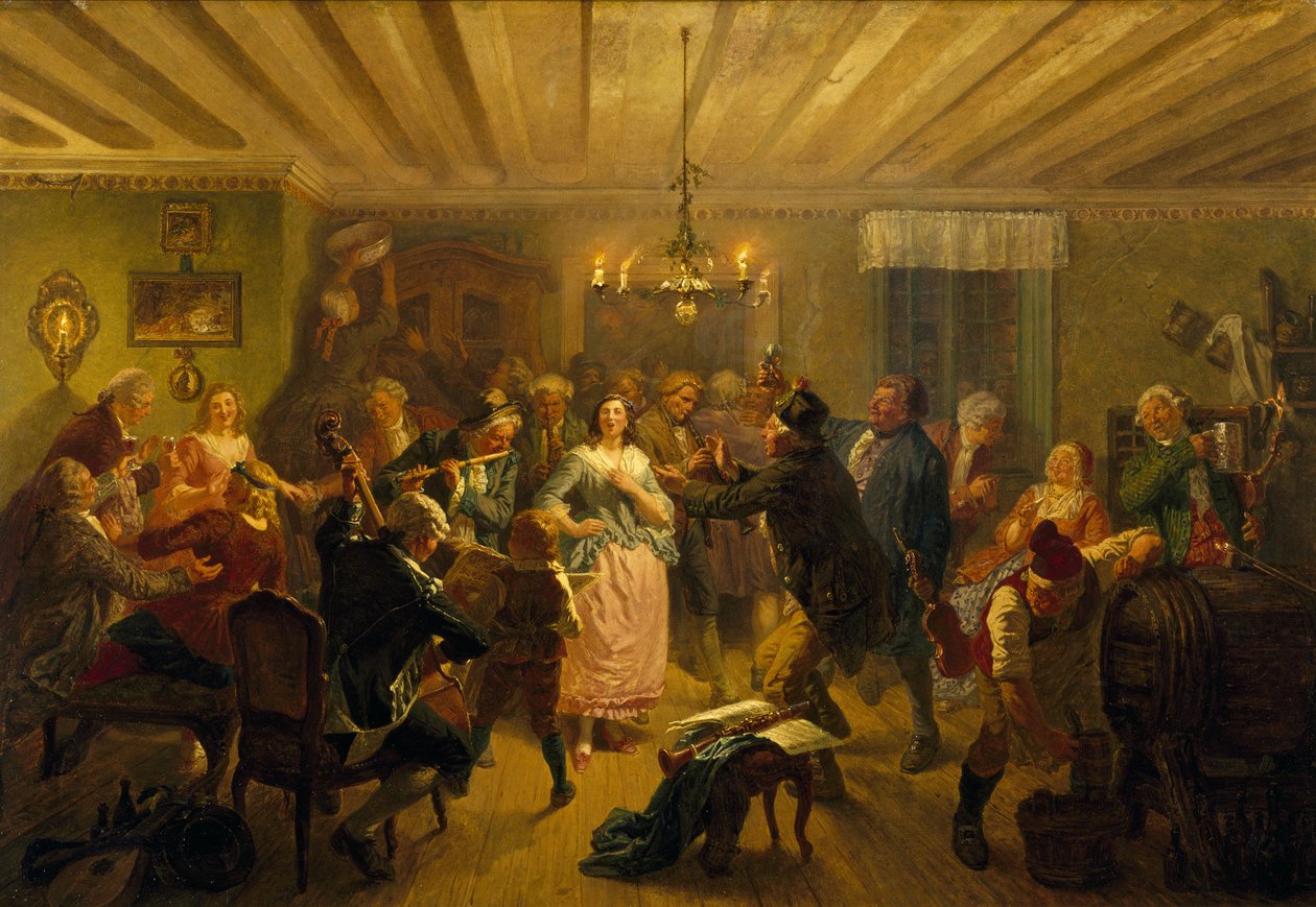 O Concerto em Tre Byttor, 1860 de Josef Wilhelm Wallander