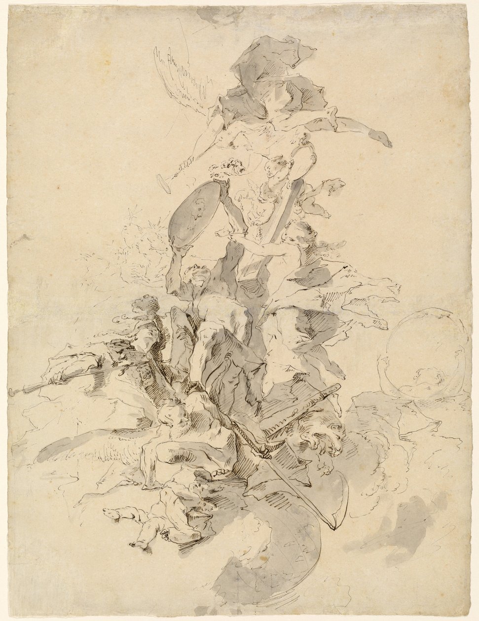 A Glorificação de um Prelado de Josef Winterhalder the Younger