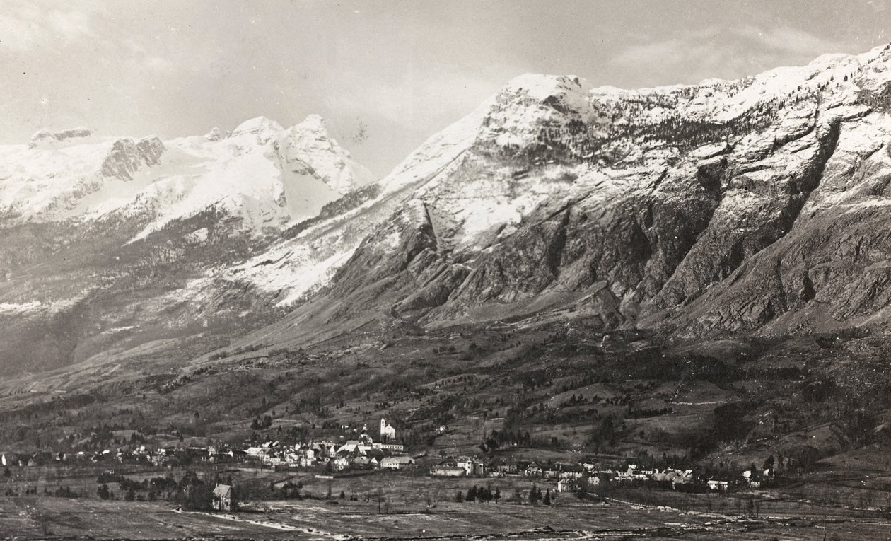 Álbum "Meine weltkriegs - Erinnerungen South-West Front (Caríntia, Itália, Tirol do Sul) (My world war - memories of the South-Western Front in Carinthia, Italy, Trentino-Alto Adige) 31/03/1915-12/11/1918 - Josef Zohles Wien ": Monte Rombon (foto a p/b) de Josef Zohles