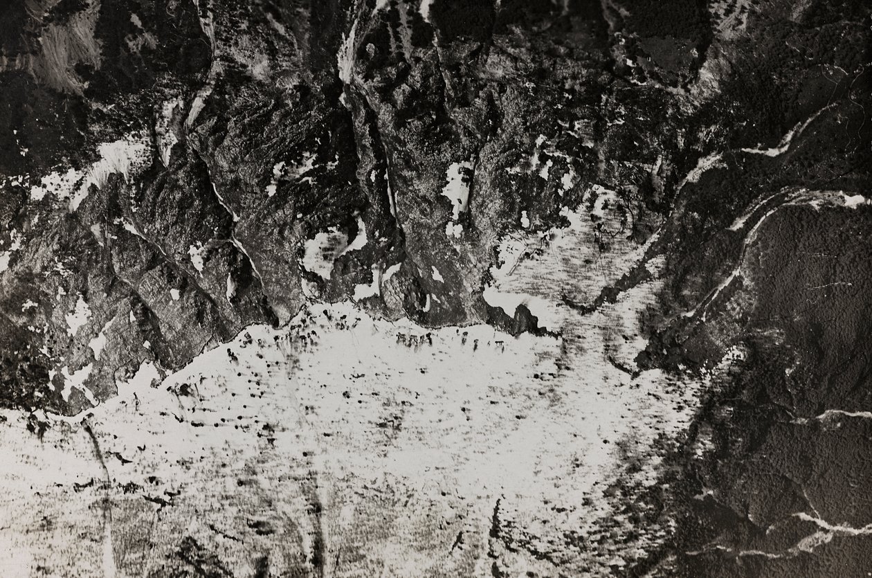Álbum "Meine weltkriegs - Erinnerungen South-West Front (Caríntia, Itália, Tirol do Sul) (My world war - memories of the South-Western Front in Carinthia, Italy, Trentino-Alto Adige) 31/03/1915-12/11/1918 - Josef Zohles Wien ": vista aérea da zona de guerr de Josef Zohles