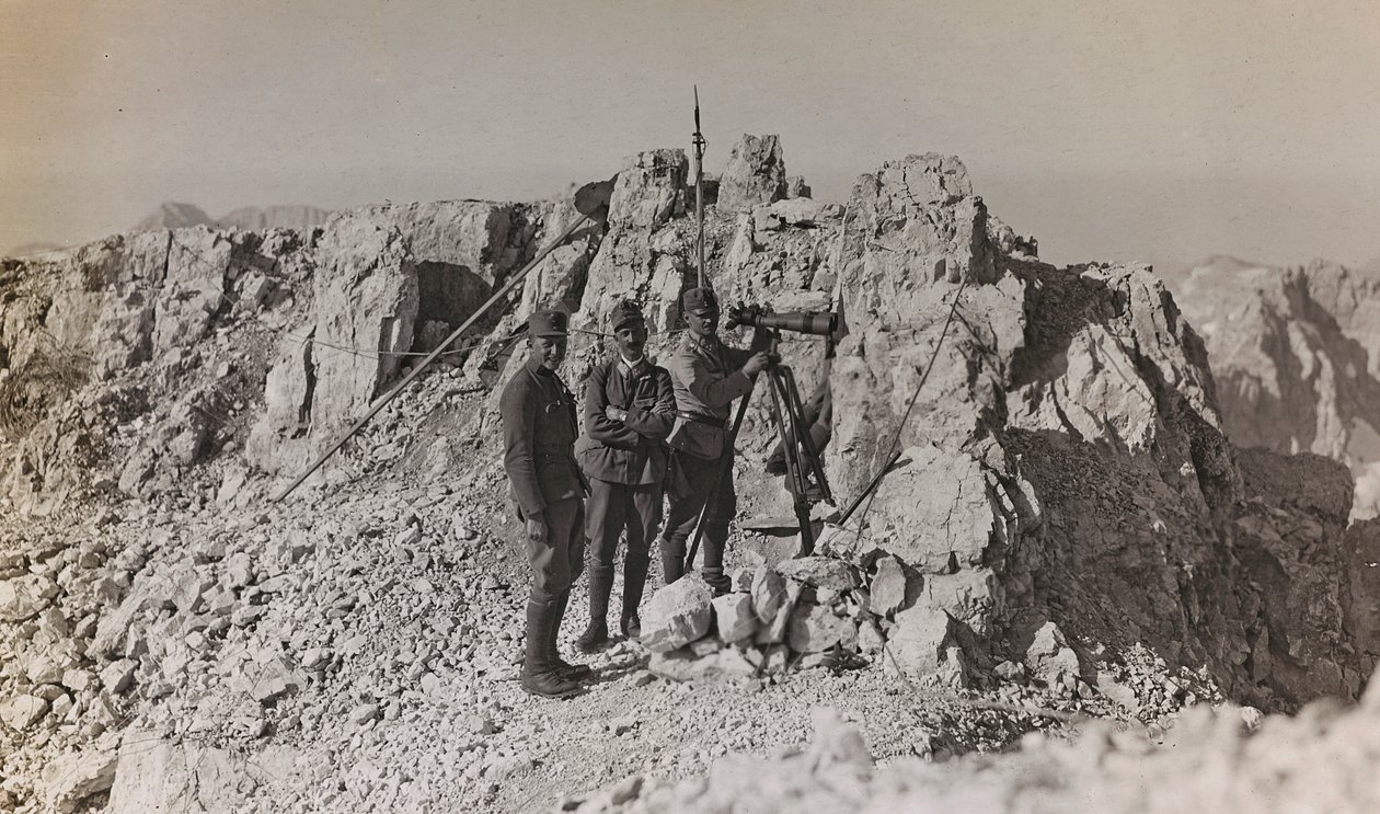 Álbum "Meine weltkriegs - Erinnerungen South-West Front (Caríntia, Itália, Tirol do Sul) (My world war - memories of the South-Western Front in Carinthia, Italy, Trentino-Alto Adige) 31/03/1915-12/11/1918 - Josef Zohles Wien ": Arquiduque da Áustria Ferdin de Josef Zohles