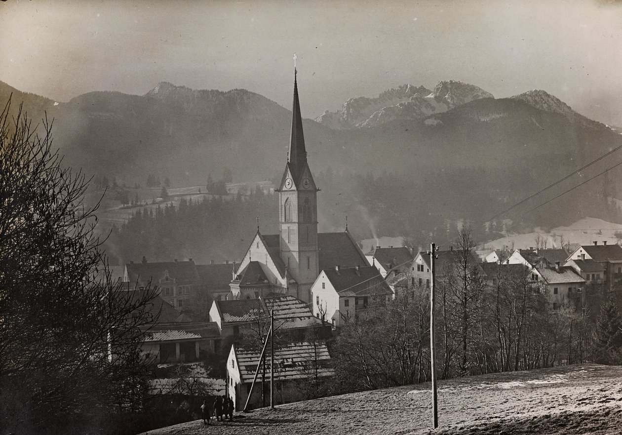 Álbum "Meine weltkriegs - Erinnerungen South-West Front (Caríntia, Itália, Tirol do Sul) (My world war - memories of the South-Western Front in Carinthia, Italy, Trentino-Alto Adige) 31/03/1915-12/11/1918 - Josef Zohles Wien ": vista de Hermagor-Pressegger de Josef Zohles