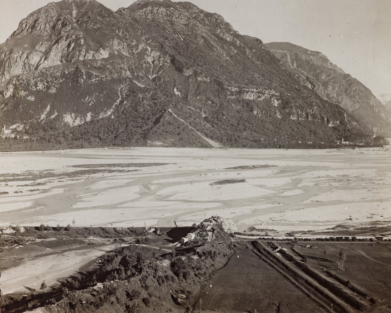 Álbum "Meine weltkriegs - Erinnerungen South-West Front (Caríntia, Itália, Tirol do Sul) (My world war - memories of the South-Western Front in Carinthia, Italy, Trentino-Alto Adige) 31/03/1915-12/11/1918 - Josef Zohles Wien ": o Tagliamento (foto a p/b) de Josef Zohles