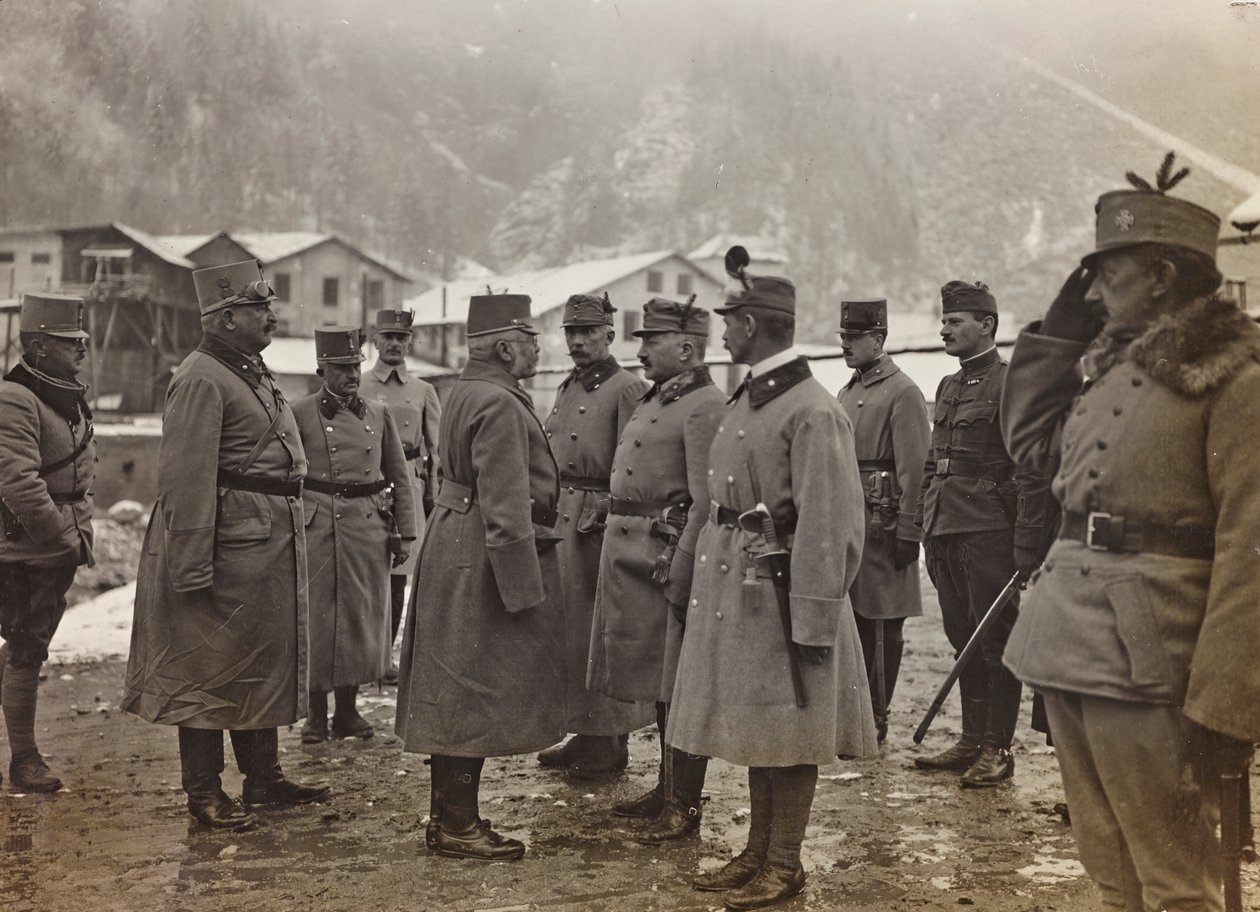Álbum "Meine weltkriegs - Erinnerungen South-West Front (Caríntia, Itália, Tirol do Sul) (My world war - memories of the South-Western Front in Carinthia, Italy, Trentino-Alto Adige) 31/03/1915-12/11/1918 - Josef Zohles Wien ": o Arquiduque
Frederick de de Josef Zohles