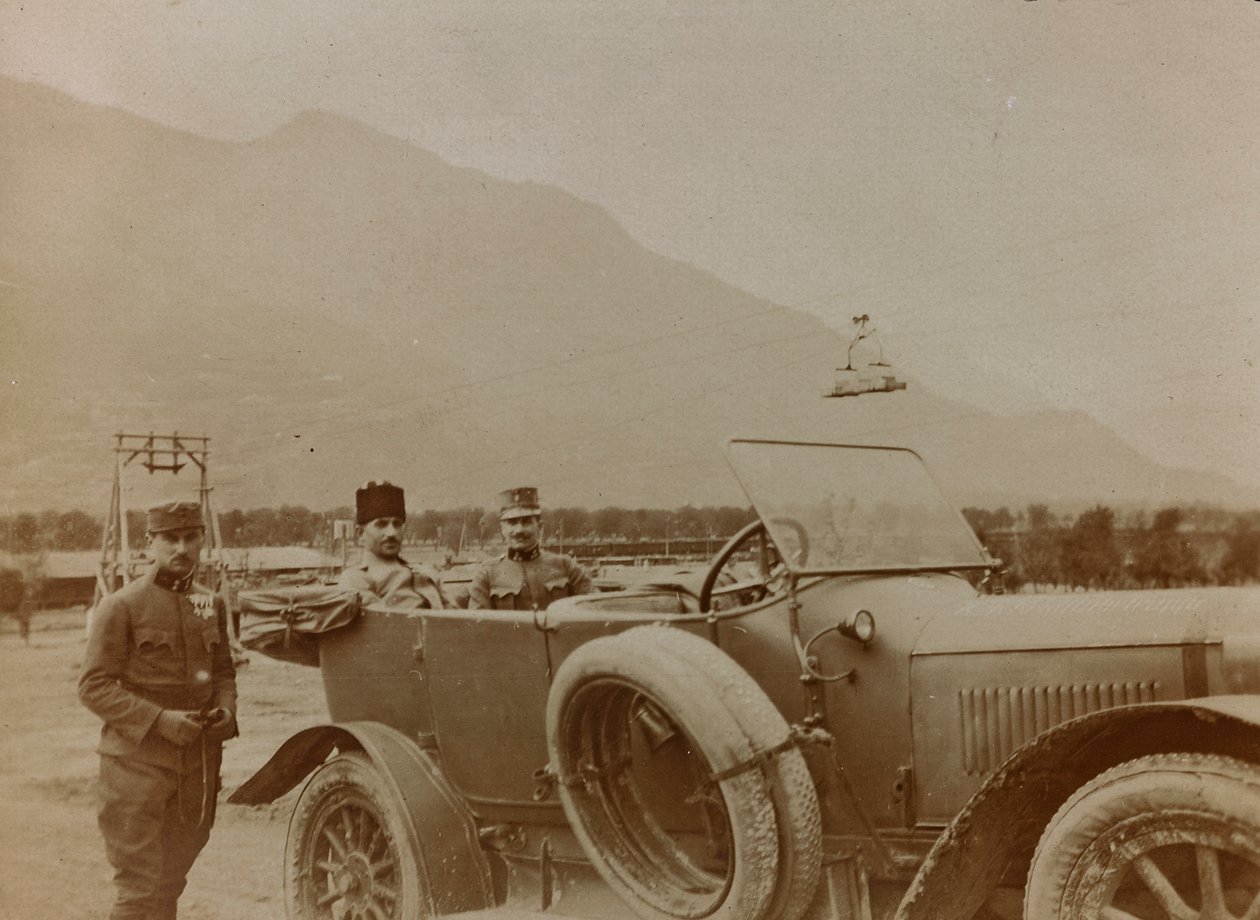 Álbum "Meine weltkriegs - Erinnerungen South-West Front (Caríntia, Itália, Tirol do Sul) (My world war - memories of the South-Western Front in Carinthia, Italy, Trentino-Alto Adige) 31/03/1915-12/11/1918 - Josef Zohles Wien ": general turco num zo de guer de Josef Zohles