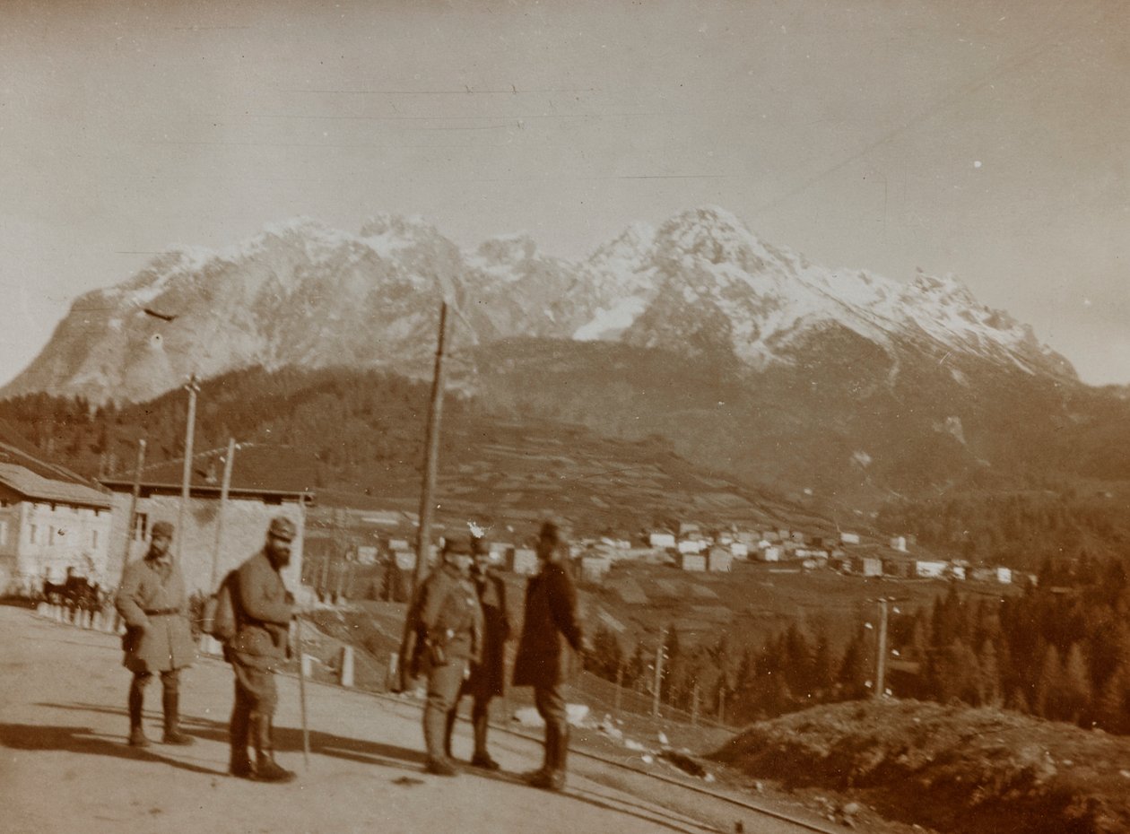 Álbum "Meine weltkriegs - Erinnerungen South-West Front (Caríntia, Itália, Tirol do Sul) (My world war - memories of the South-Western Front in Carinthia, Italy, Trentino-Alto Adige) 31/03/1915-12/11/1918 - Josef Zohles Wien ": soldados austríacos na Itáli de Josef Zohles