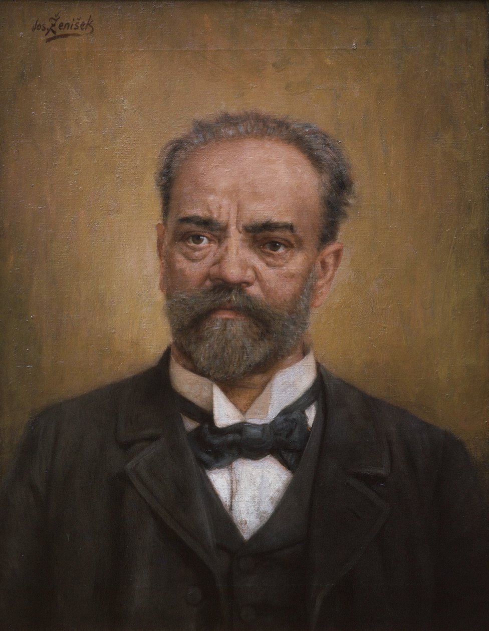 Antonín Dvořák, por volta de 1901 (óleo sobre tela) de Josef Ženíšek