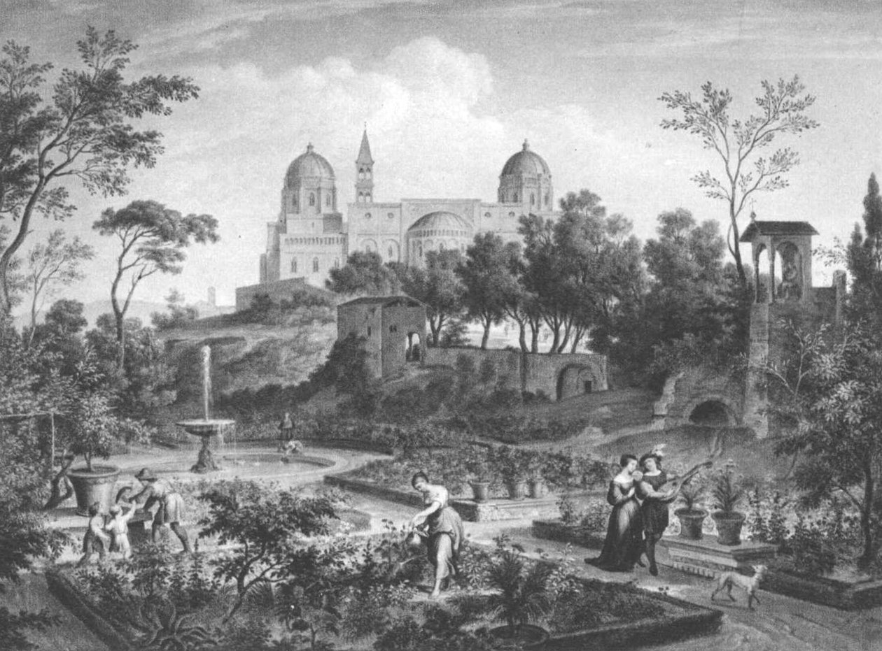 Paisagem romana de Joseph Anton Koch